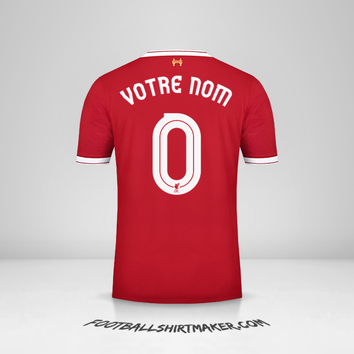 Maillot Liverpool FC Cup 2017/18 -  votre nom - 0