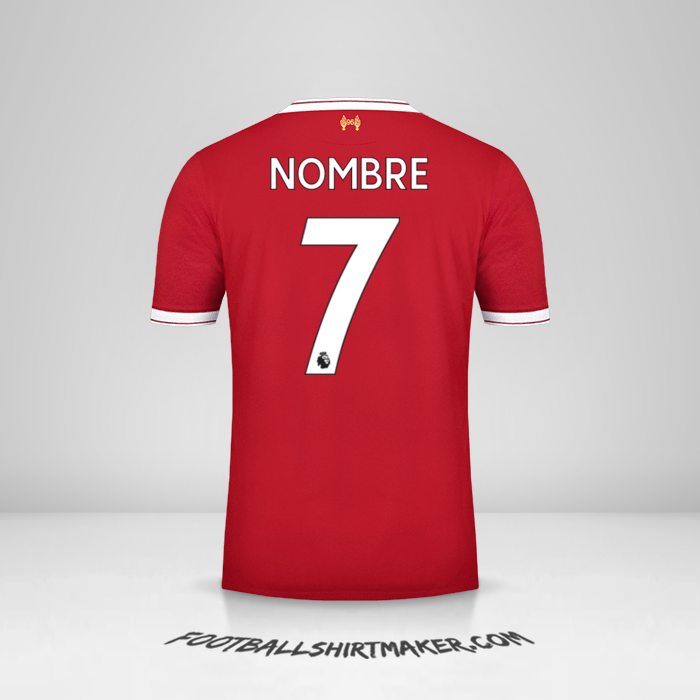 Jersey Liverpool FC 2017/18 -  nombre - 7