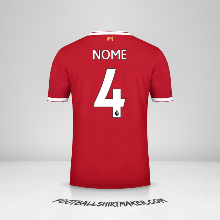 Camisa Liverpool FC 2017/18 -  nome - 4