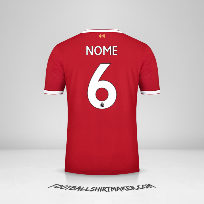 Maglia Liverpool FC 2017/18 -  nome - 6