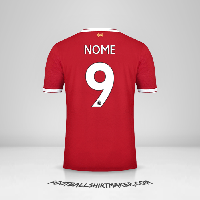 Maglia Liverpool FC 2017/18 -  nome - 9