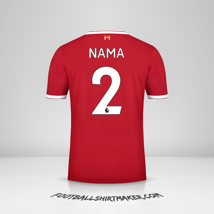 Jersey Liverpool FC 2017/18 -  nama - 2