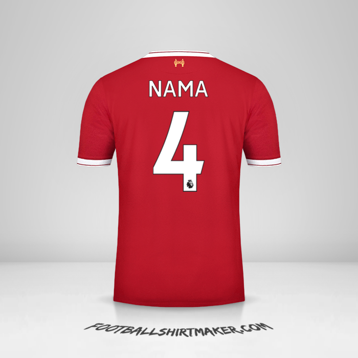 Jersey Liverpool FC 2017/18 -  nama - 4