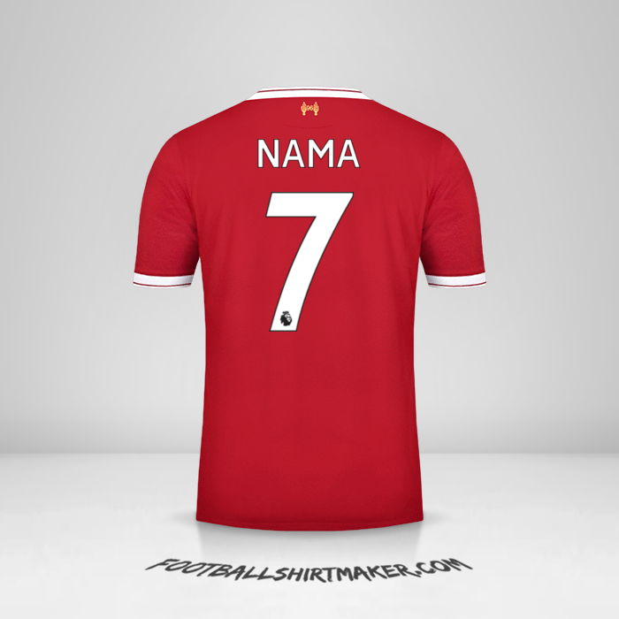 Jersey Liverpool FC 2017/18 -  nama - 7