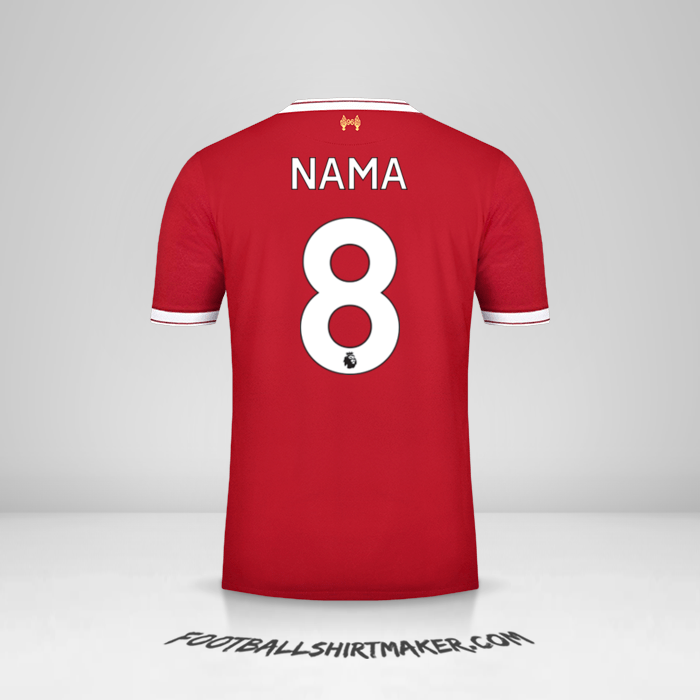 Jersey Liverpool FC 2017/18 -  nama - 8