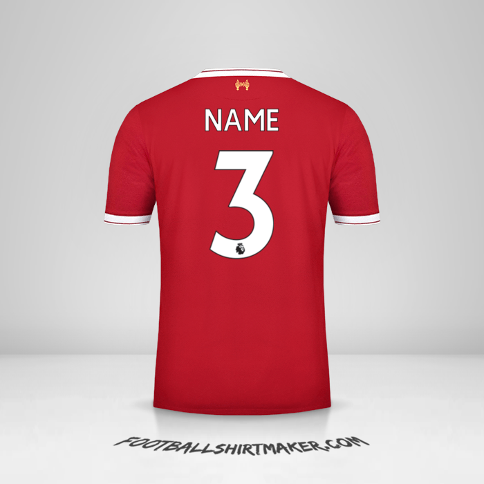 Jersey Liverpool FC 2017/18 -  name - 3