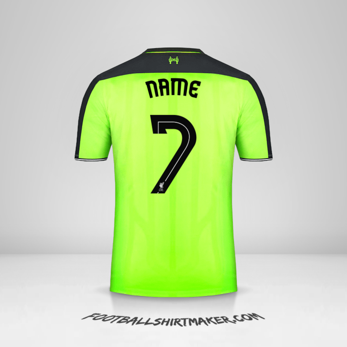 Jersey Liverpool FC Cup 2016/17 Third -  name - 7