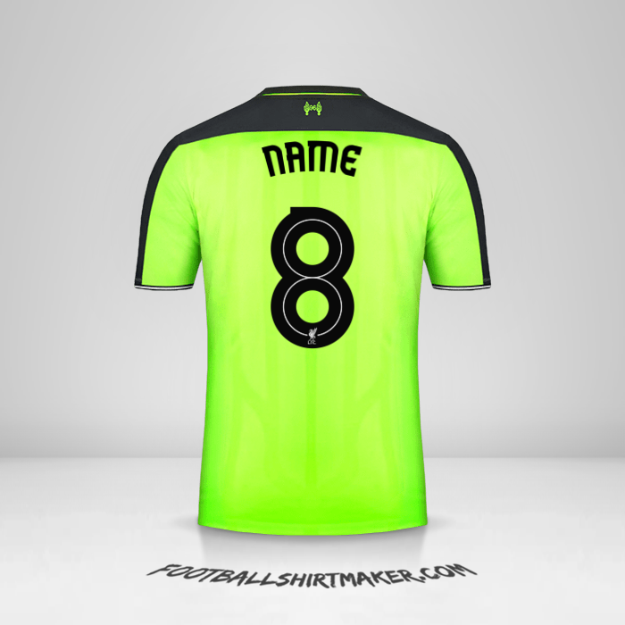 Jersey Liverpool FC Cup 2016/17 Third -  name - 8