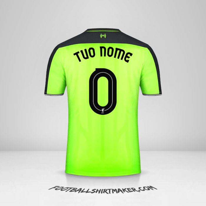 Maglia Liverpool FC Cup 2016/17 III -  tuo nome - 0