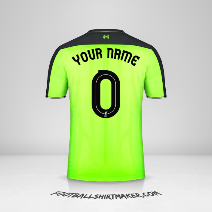 Jersey Liverpool FC Cup 2016/17 III -  your name - 0