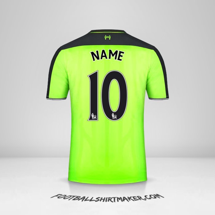 Shirt Liverpool FC 2016/17 Third -  name - 10