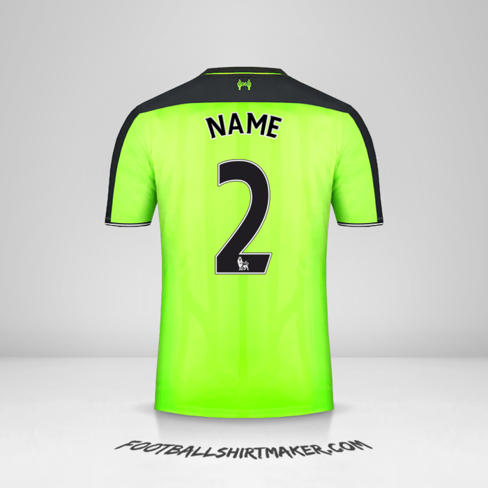 Jersey Liverpool FC 2016/17 Third -  name - 2
