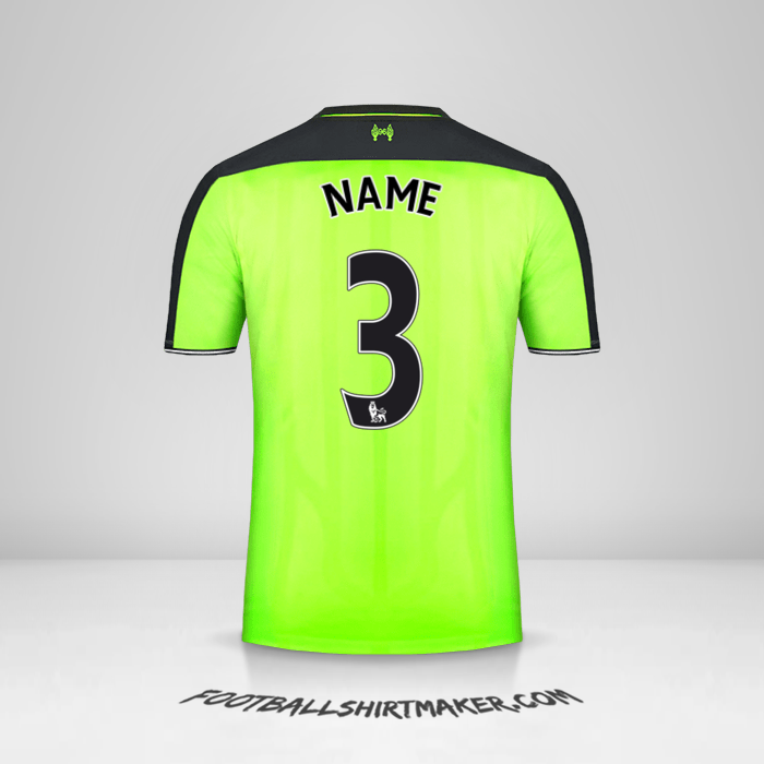 Jersey Liverpool FC 2016/17 Third -  name - 3