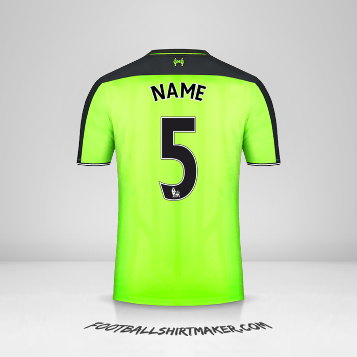 Jersey Liverpool FC 2016/17 Third -  name - 5