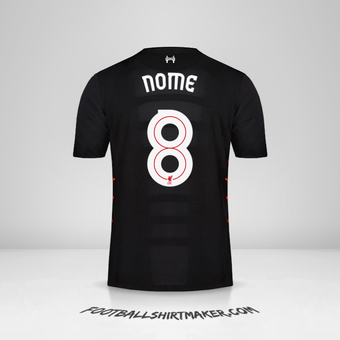 Maglia Liverpool FC Cup 2016/17 Seconda -  nome - 8
