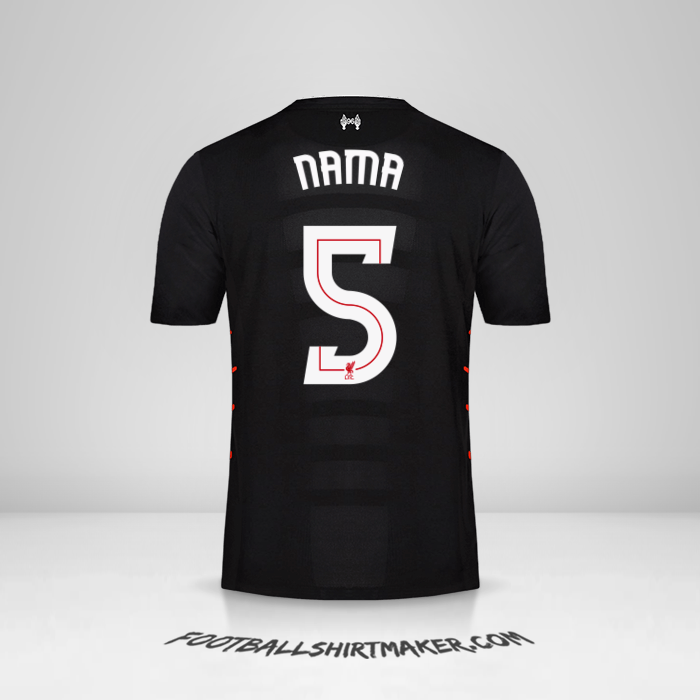 Jersey Liverpool FC Cup 2016/17 Alternatif -  nama - 5