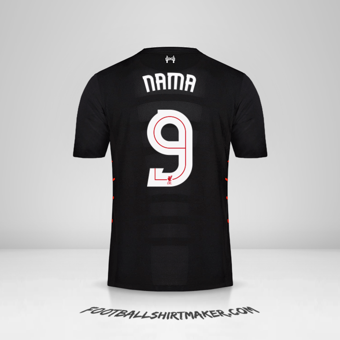 Jersey Liverpool FC Cup 2016/17 Alternatif -  nama - 9