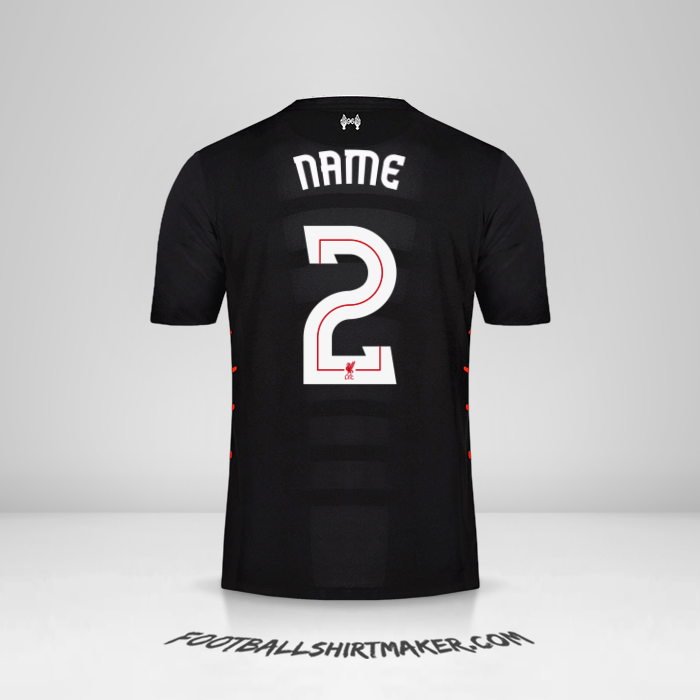 Trikot Liverpool FC Cup 2016/17 Auswärts -  name - 2
