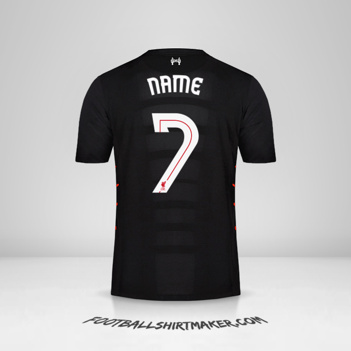 Jersey Liverpool FC Cup 2016/17 Away -  name - 7