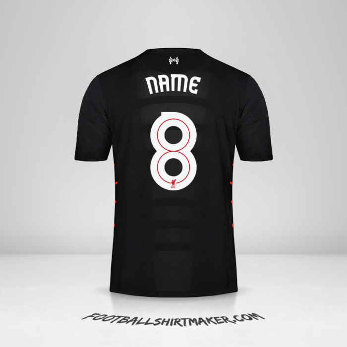 Jersey Liverpool FC Cup 2016/17 Away -  name - 8