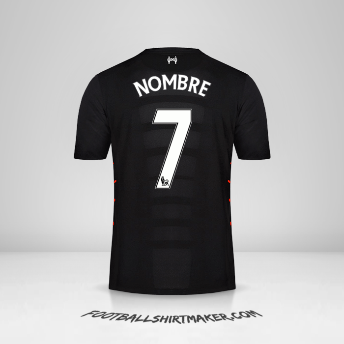 Jersey Liverpool FC 2016/17 Visita -  nombre - 7