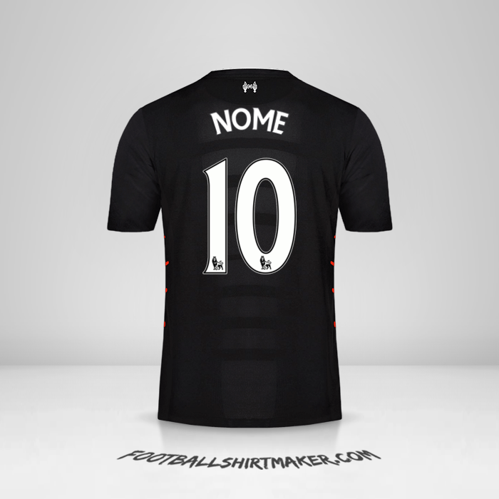 Camisa Liverpool FC 2016/17 Alternativa -  nome - 10