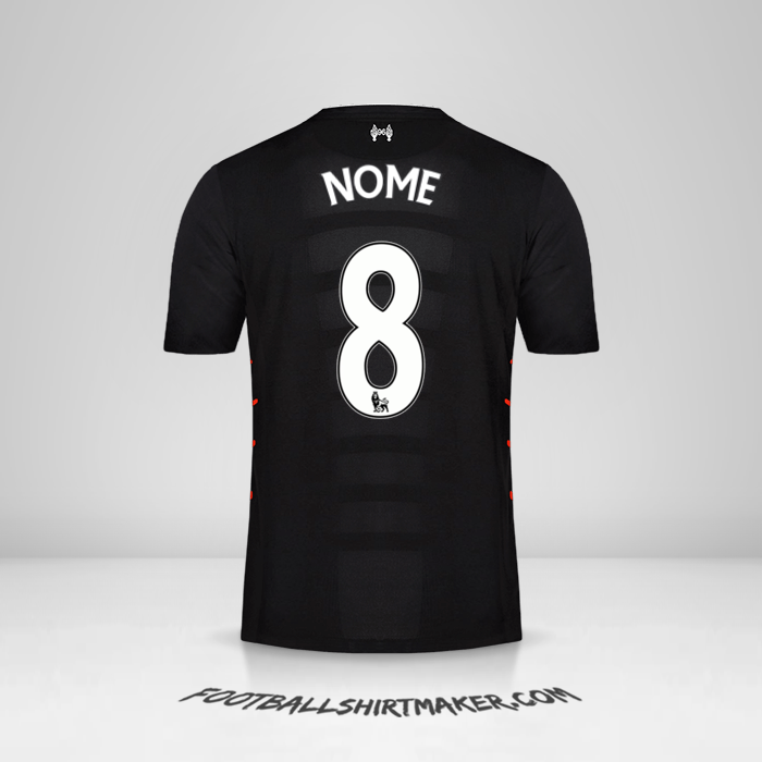 Maglia Liverpool FC 2016/17 Seconda -  nome - 8