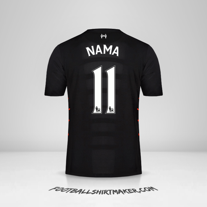 Jersey Liverpool FC 2016/17 Alternatif -  nama - 11