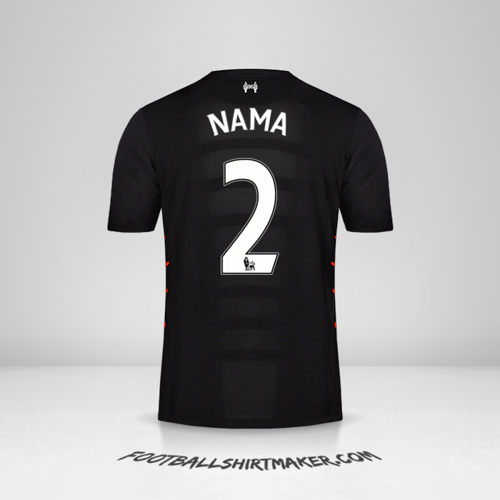 Jersey Liverpool FC 2016/17 Alternatif -  nama - 2