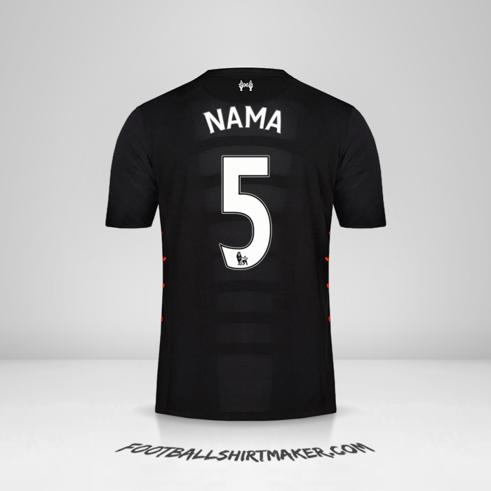 Jersey Liverpool FC 2016/17 Alternatif -  nama - 5
