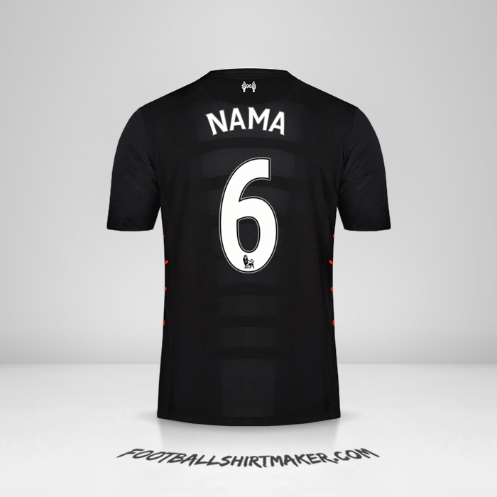 Jersey Liverpool FC 2016/17 Alternatif -  nama - 6