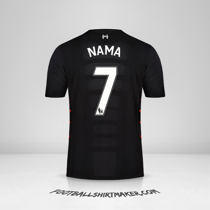 Jersey Liverpool FC 2016/17 Alternatif -  nama - 7