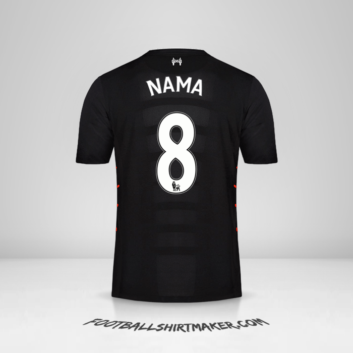 Jersey Liverpool FC 2016/17 Alternatif -  nama - 8