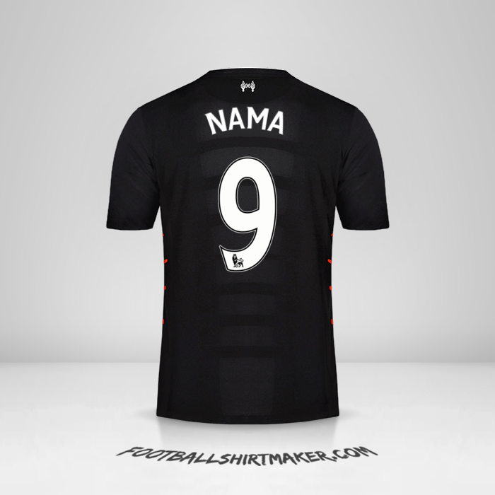 Jersey Liverpool FC 2016/17 Alternatif -  nama - 9