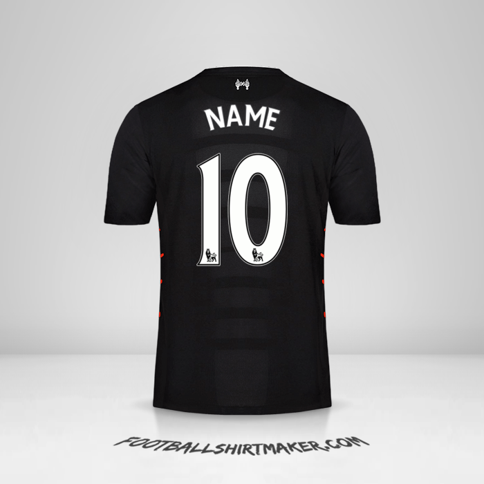 Trikot Liverpool FC 2016/17 Auswärts -  name - 10