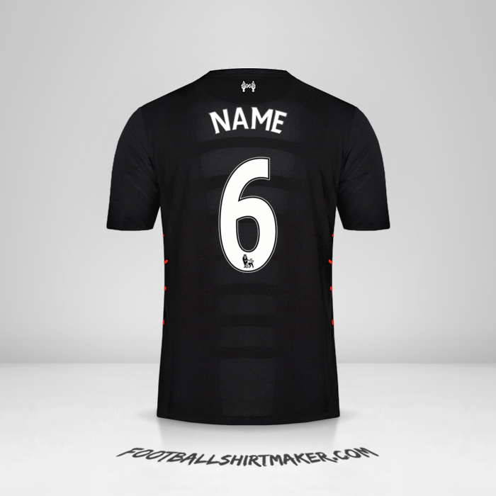 Jersey Liverpool FC 2016/17 Away -  name - 6
