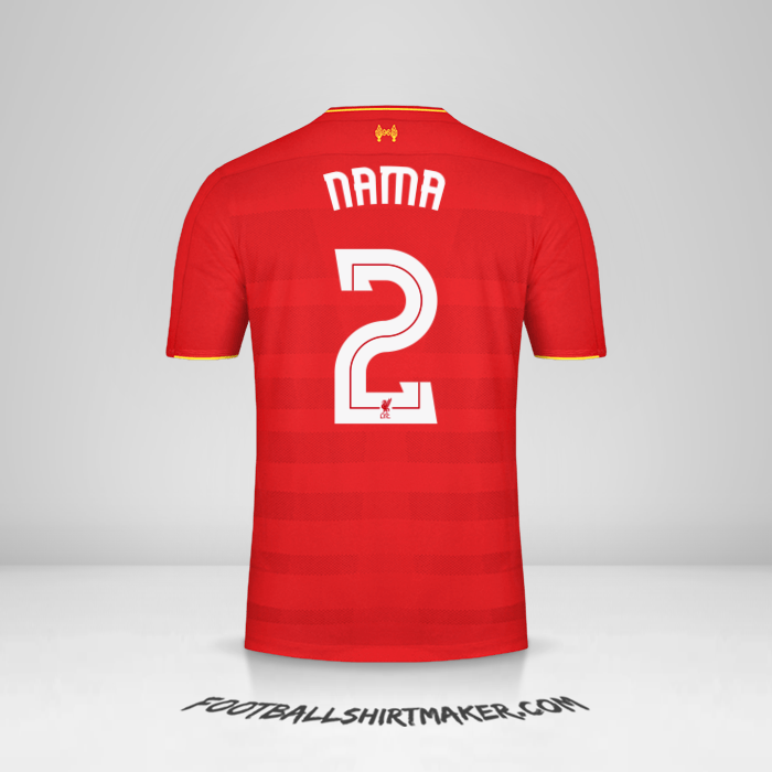 Jersey Liverpool FC Cup 2016/17 -  nama - 2