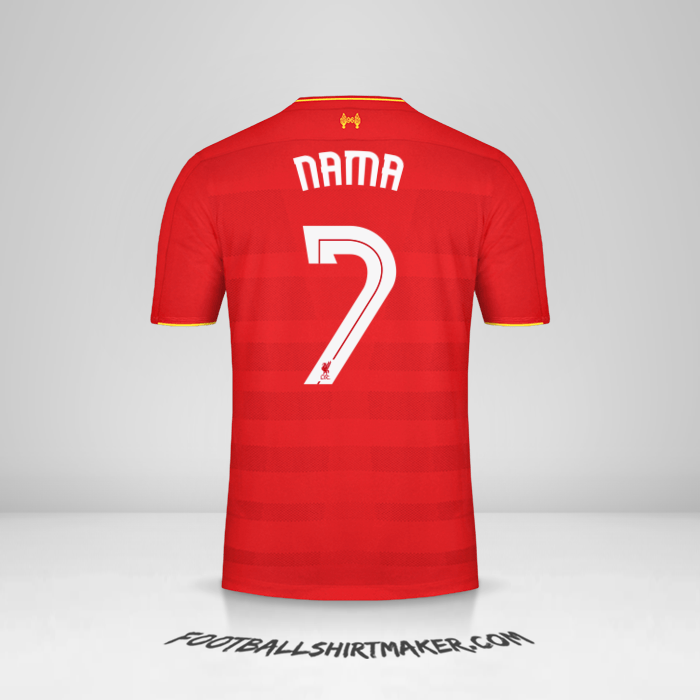 Jersey Liverpool FC Cup 2016/17 -  nama - 7