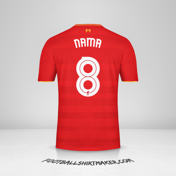 Jersey Liverpool FC Cup 2016/17 -  nama - 8