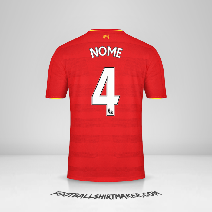 Maglia Liverpool FC 2016/17 -  nome - 4