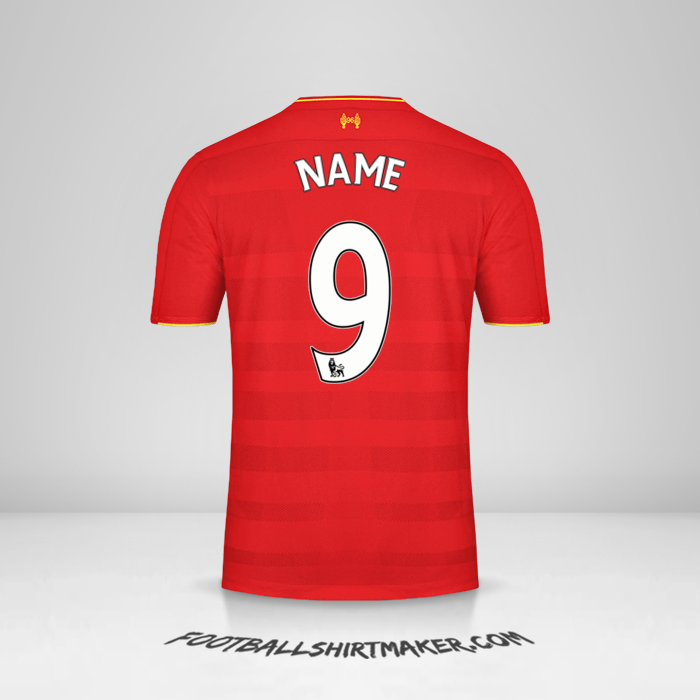 Trikot Liverpool FC 2016/17 -  name - 9