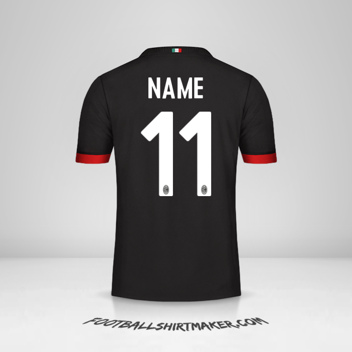 Jersey AC Milan 2017/18 Third -  name - 11