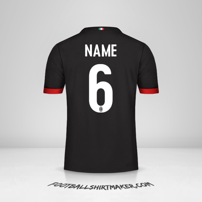 Shirt AC Milan 2017/18 Third -  name - 6