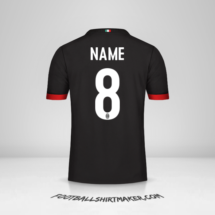 Shirt AC Milan 2017/18 Third -  name - 8