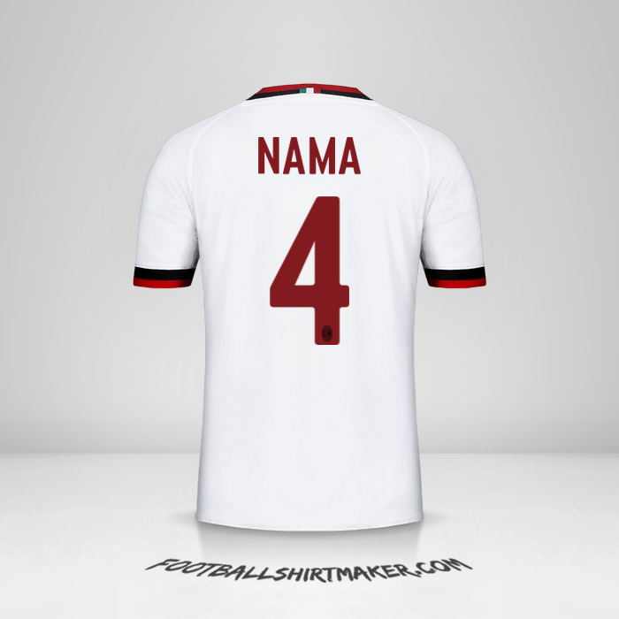 Jersey AC Milan 2017/18 Alternatif -  nama - 4