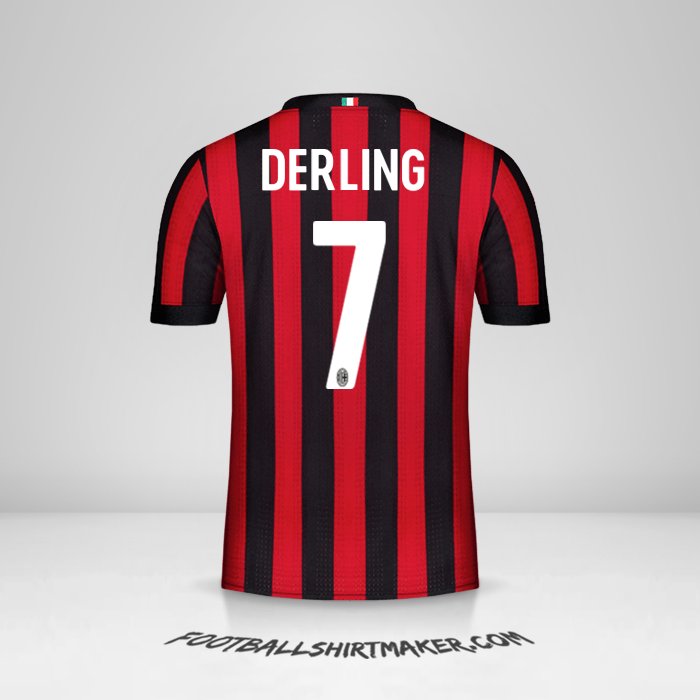 Camiseta AC Milan 2017/18 -  derling  - 7