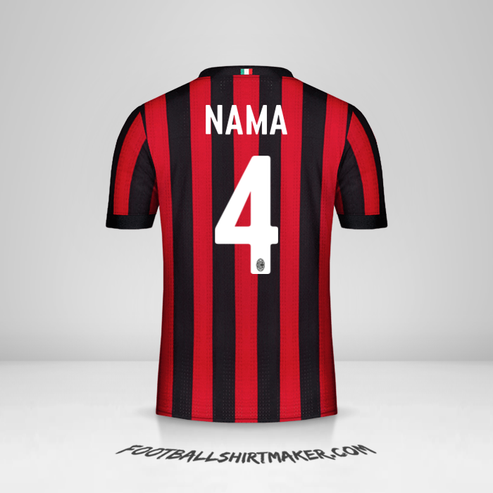 Jersey AC Milan 2017/18 -  nama - 4