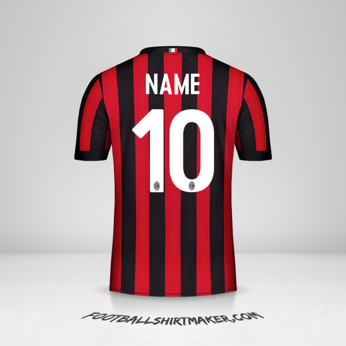 Trikot AC Milan 2017/18 -  name - 10