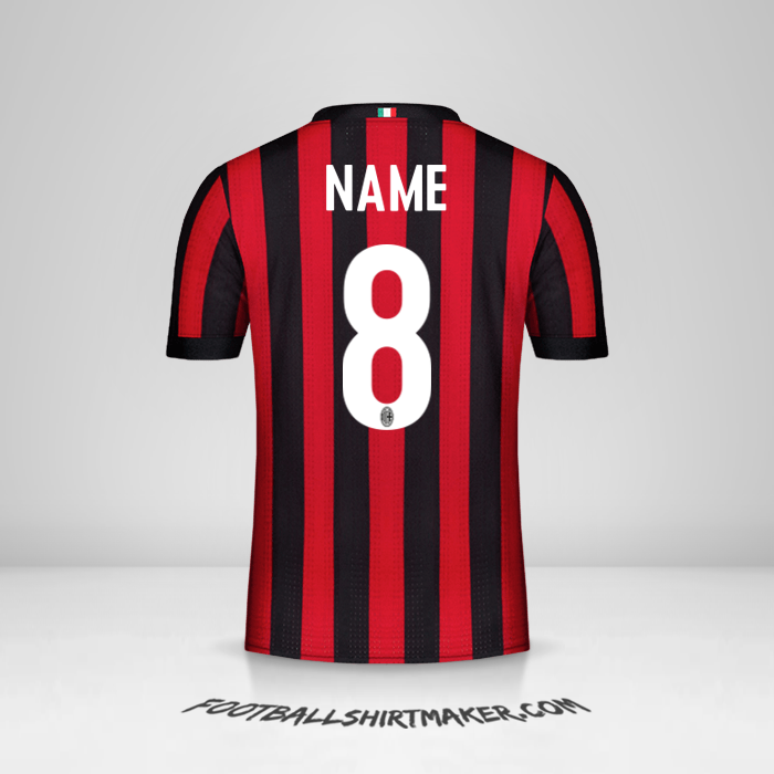 Shirt AC Milan 2017/18 -  name - 8