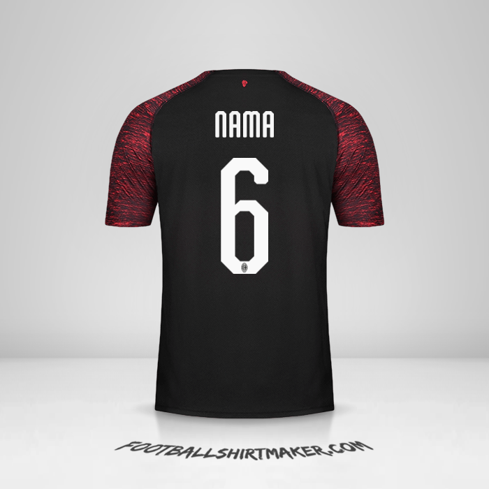 Jersey AC Milan 2018/19 Ketiga -  nama - 6